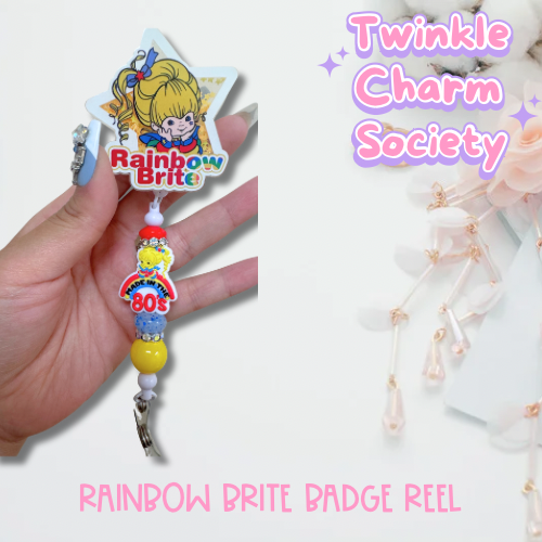 Badge Reels with Beads (Ready to Ship)