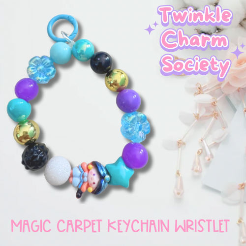 Magic Carpet Keychain Wristlet