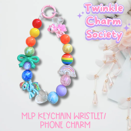 MLP Keychain Wristlet/ Phone Charm