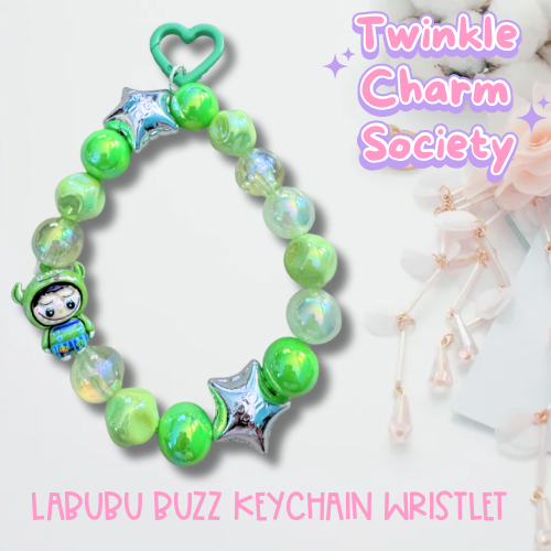 Labubu Buzz Keychain Wristlet
