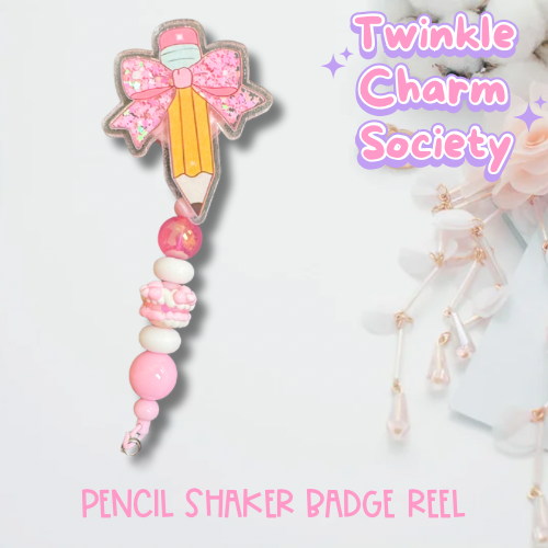 Pencil Shaker Badge Reel