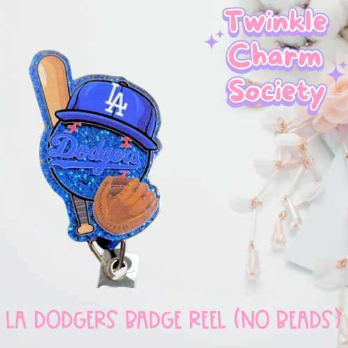 LA Dodgers Badge Reel (No Beads)