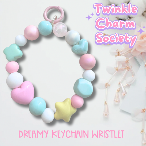 Dreamy Keychain Wristlet
